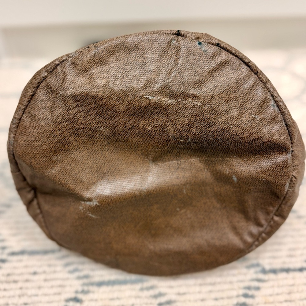 FENDI Vintage Rare Roma 1925 Brown Coated Canvas Palazzo Bucket Tote Handbag - Picture 4 of 16